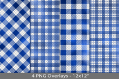 Blue foil seamless pattern overlay, PNG Product Image 1