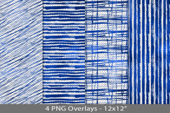 Blue foil seamless pattern overlay, PNG Product Image 1