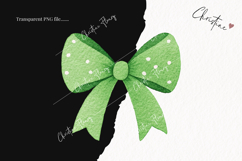 Cute Christmas Bow Clipart | Christmas PNG Product Image 2