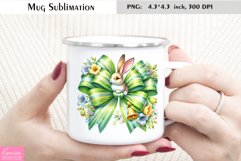 Silk Easter Bow | Silk Bow Coffee Mug Design Product Image 1