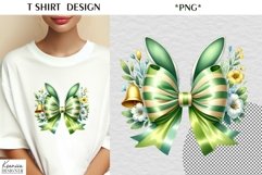 Silk Easter Bow|Fluffy Easter Bunny Ears T Shirt Design Product Image 1