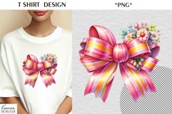 Silk Easter Bow|Cute Easter T Shirt Sublimation Product Image 1
