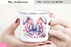 Silk Easter Bow | Silk Bow Coffee Mug Design Product Image 1
