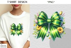 Silk Easter Bow|Cute Easter T Shirt Sublimation Product Image 1