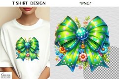 Silk Easter Bow|Cute Easter T Shirt Sublimation Product Image 1