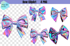 Bow holographic Sublimation | ClipArt Product Image 1