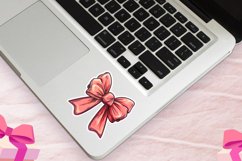 Bow Sticker Clipart Bundle Product Image 4