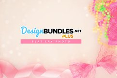 Bow and Beads Vintage Flat Lay Photo Product Image 1