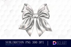 Bow and Silver Bow Sublimation PNG Clipart Product Image 1