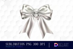 Bow and Silver Bow Sublimation PNG Clipart Product Image 1
