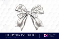 Bow and Silver Bow Illustration Clipart Product Image 1
