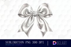 Bow and Silver Bow Sublimation PNG Clipart Product Image 1