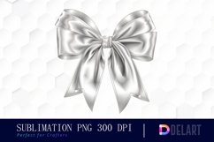 Bow and Silver Bow Sublimation PNG Clipart Product Image 1