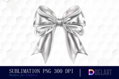 Bow and Silver Bow Illustration Clipart Product Image 1