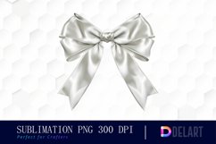 Bow and Silver Bow Sublimation PNG Clipart Product Image 1