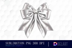 Bow and Silver Bow Sublimation PNG Clipart Product Image 1