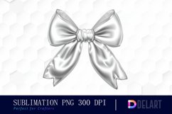 Bow and Silver Bow Sublimation PNG Clipart Product Image 1