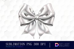Bow and Silver Bow Sublimation PNG Clipart Product Image 1