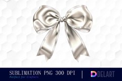 Bow and Silver Bow Illustration Clipart Product Image 1