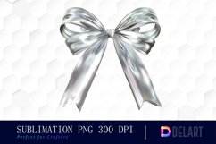 Bow and Silver Bow Sublimation PNG Clipart Product Image 1