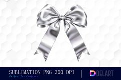 Bow and Silver Bow Illustration Clipart Product Image 1