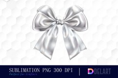 Bow and Silver Bow Illustration Clipart Product Image 1