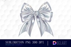Bow and Silver Bow Sublimation PNG Clipart Product Image 1