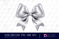 Bow and Silver Bow Sublimation PNG Clipart Product Image 1