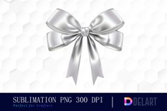 Bow and Silver Bow Sublimation PNG Clipart Product Image 1