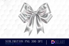 Bow and Silver Bow Illustration Clipart Product Image 1