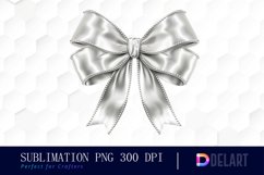 Bow and Silver Bow Sublimation PNG Clipart Product Image 1