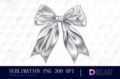 Bow and Silver Bow Sublimation PNG Clipart Product Image 1