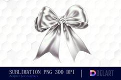 Bow and Silver Bow Illustration Clipart Product Image 1