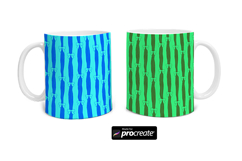 Coquette Bow Pattern Procreate Brush Product Image 2