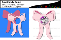 Bow candy dome holder Product Image 1