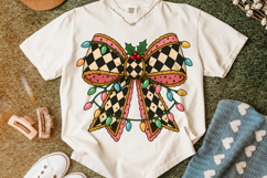 Christmas Coquette Bow PNG, Merry Christmas PNG, Holiday PNG Product Image 5