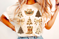 Howdy Christmas PNG, Merry Christmas PNG, Western Christmas Product Image 1