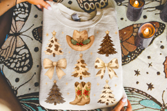 Howdy Christmas PNG, Merry Christmas PNG, Western Christmas Product Image 4
