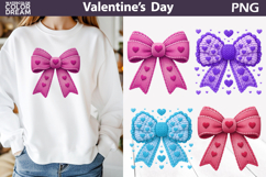 Bow Valentine Clipart | Bow Valentine&#039;s Day Product Image 1