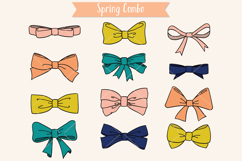 Color Hand Drawn Bows | Bow Tie illustration, Ribbon Fashion Product Image 2