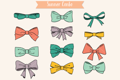 Color Hand Drawn Bows | Bow Tie illustration, Ribbon Fashion Product Image 3