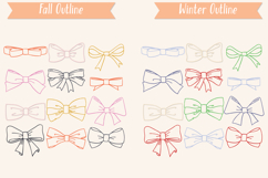Color Hand Drawn Bows | Bow Tie illustration, Ribbon Fashion Product Image 9