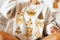 Howdy Christmas PNG, Merry Christmas PNG, Western Christmas Product Image 4