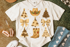 Howdy Christmas PNG, Merry Christmas PNG, Western Christmas Product Image 5