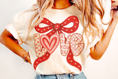 Love Coquette PNG, Valentine's Day PNG, Xoxo PNG, Cupid PNG Product Image 1