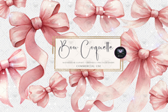 Bow Coquette Bundle Pink Clipart Product Image 1