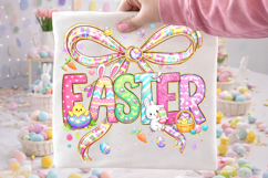 Coquette Bow Easter PNG, Happy Easter PNG, Easter Preppy PNG Product Image 2