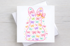 Bow Easter Bunny png, Coquette Easter png,Easter Product Image 2
