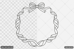 Bow Frame SVG PNG Bundle Product Image 14