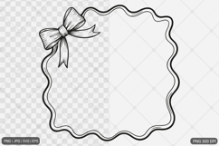 Bow Frame SVG PNG Bundle Product Image 16